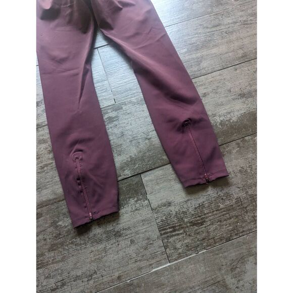 OUTDOOR VOICES Sprint Thermal Leggings Burgundy - Picture 6 of 7